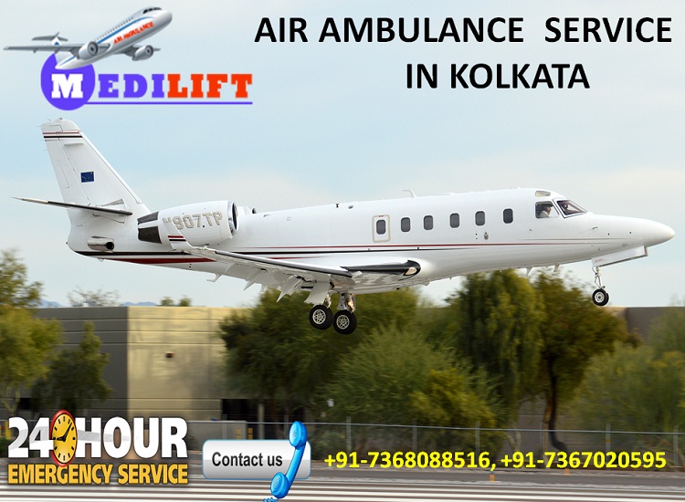 Medilift Air Ambulance Service in Kolkata